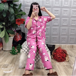 Đồ bộ kate vải dày mịn đẹp hàng chụp thật