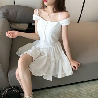 ✨Đầm Jum Trắng 2S Xoè
