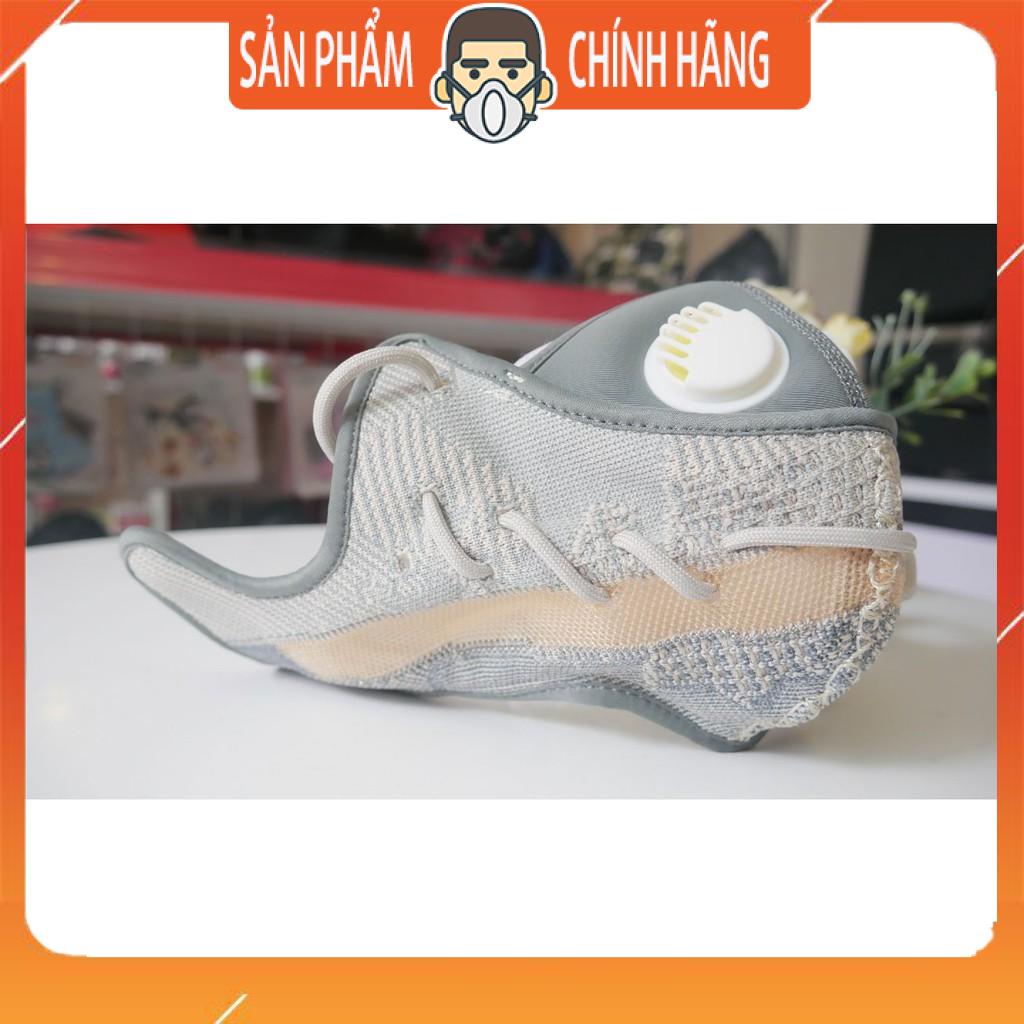 Khẩu Trang Giày Yezzy Xám Vàng phong cách chống bụi thời trang cao cấp