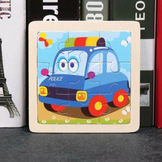 Ghép hình gỗ 9 miếng đơn giản cho bé