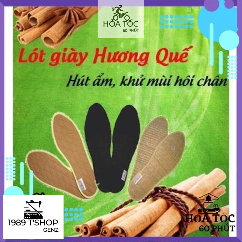 Lót Giày Quế Nam Nữ Khử Mùi Chống Hôi Chân