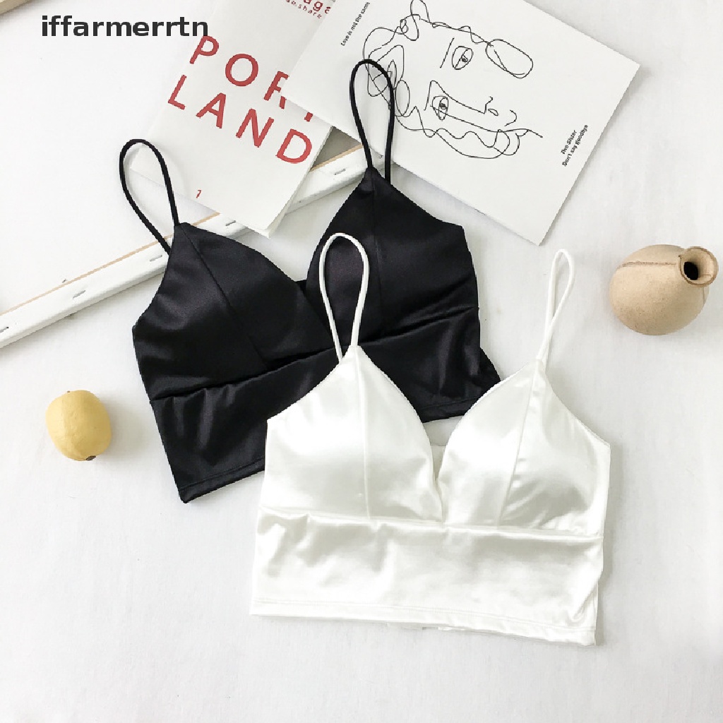 {iffarmerrtn} Áo Lót Nâng Ngực Lụa Mịn Quyến Rũ Cho Nữ