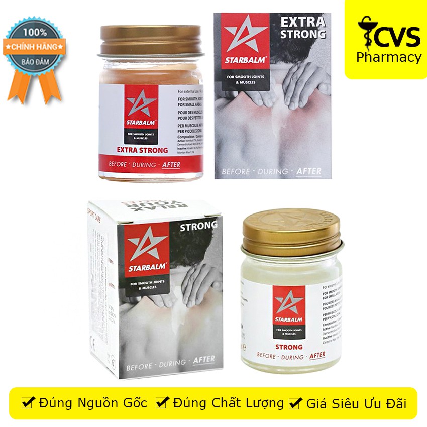 Dầu Cù Là Starbalm 25g - Cao Hỗ Trợ Chấn Thương Trong Mệt Mỏi Cơ Hoặc Đau Nhức - cvspharmacy