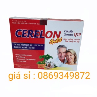 Viên bổ não CERELON GOLD - Ginkgo biloba 600mg