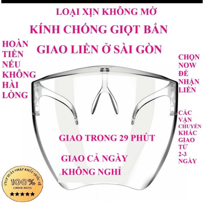 Kính chống giọt bắn kính bảo hộ trong suốt an toàn ,gọn hơn hàng chính hãng