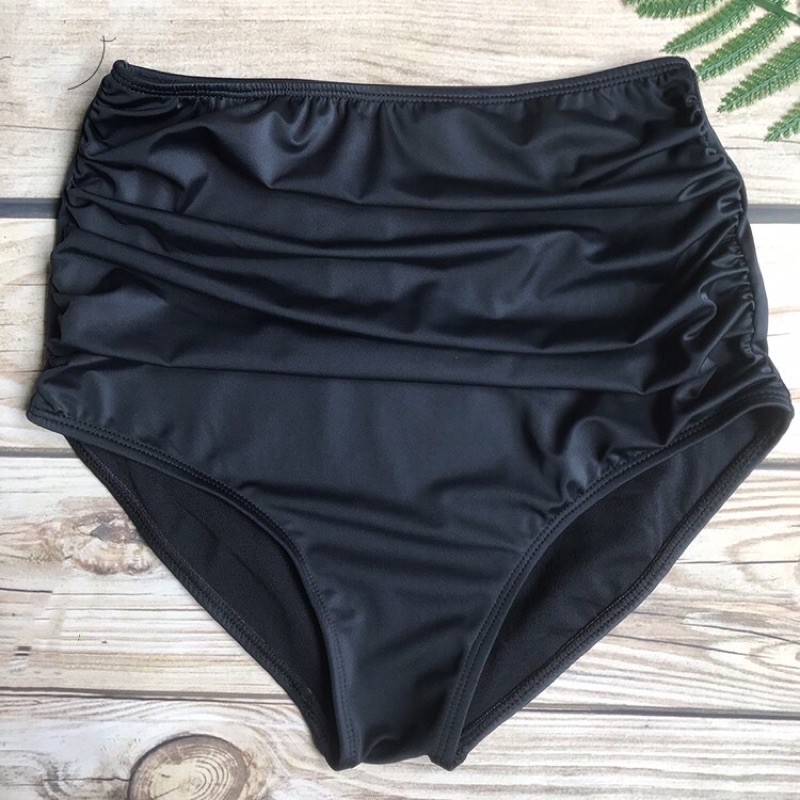 Quần Bơi Lẻ Bikini Cạp Cao Màu Đen Nhiều Mẫu Hàng Thiết Kế Loại 1 Đẹp | BigBuy360 - bigbuy360.vn