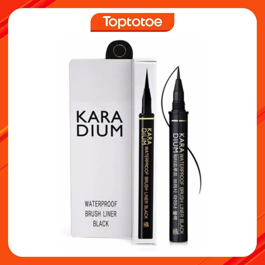 Bút Kẻ Mắt Nước Karadium Waterproof Brush Liner Black 0.55g | BigBuy360 - bigbuy360.vn