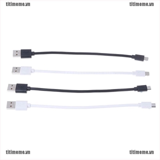 Cáp Sạc Nhanh 20cm Cổng Micro Usb / Lightning
