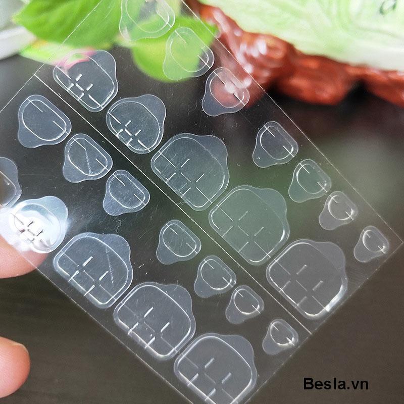 ⭐Bộ 24 Sticker Dán Móng Tay Bằng Silicon