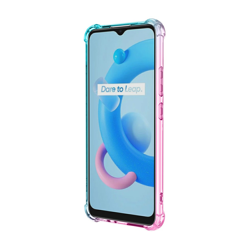 Ốp lưng Oppo Realme C20 dẻo đa sắc lồi 4 góc chống sốc cao cấp