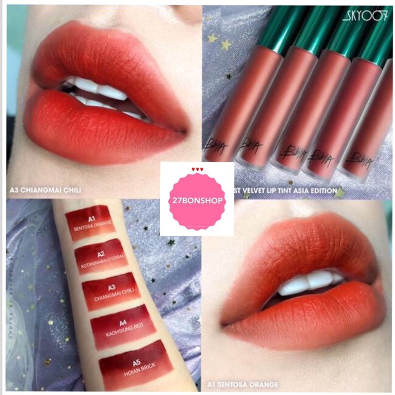 Son Kem Lì Bbia Last Velvet Lip Tint Asia Edition | WebRaoVat - webraovat.net.vn