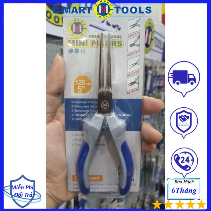 Kìm nhọn miệng tròn mini 135mm/5″ B0171-05 C-MART