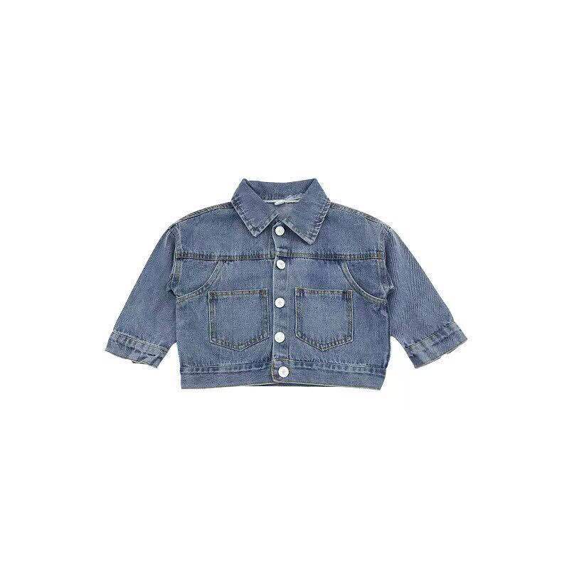 Áo Khoác Denim Thời Trang Xuân Thu Cho Bé