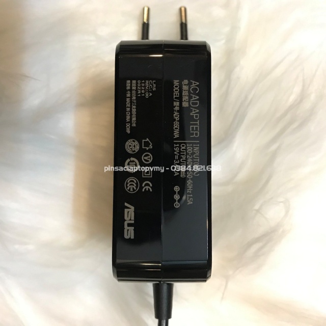 [Tặng Chuột] Sạc laptop Asus 19v-3.42A/2.37A/1.75A Loại tốt - ADAPTER ASUS - Sạc asus chân to / nhỏ - sạc máy tính asus