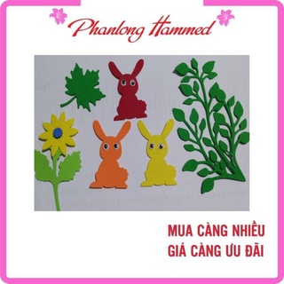 Đồ dùng mầm non _ thỏ con đủ màu
