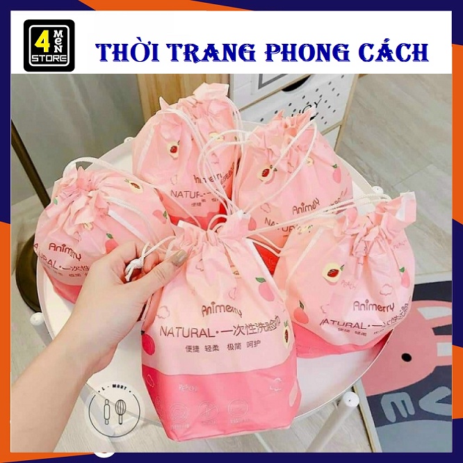 Khăn mặt khô Animerry dùng 1 lần lau khô, lau ướt , Giấy lau mặt dùng một lần , Khau Tẩy Trang