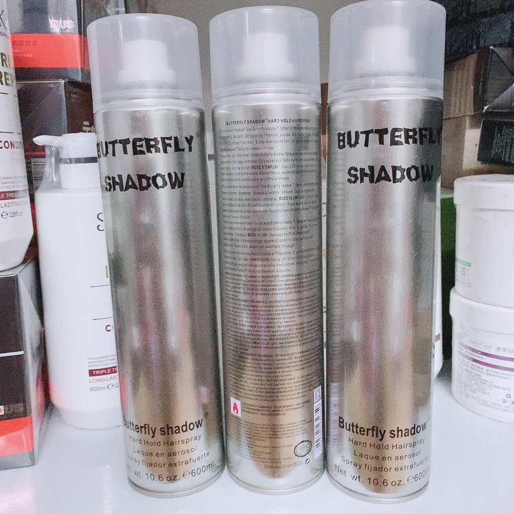 Gôm xịt tóc Butterfly Shadow (600ml)