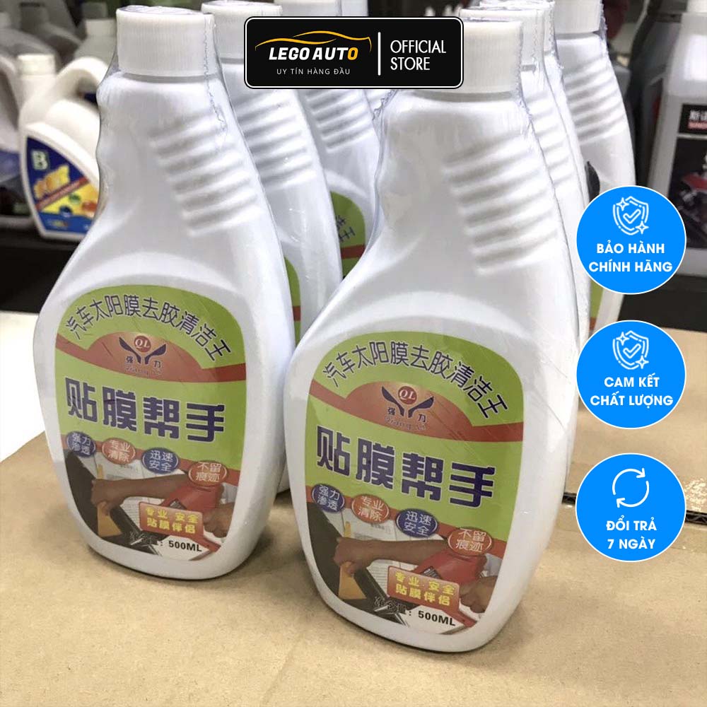Dung dịch tẩy keo phim cách nhiệt cho ô tô xe hơi hương chanh chai 500ml - Lego050