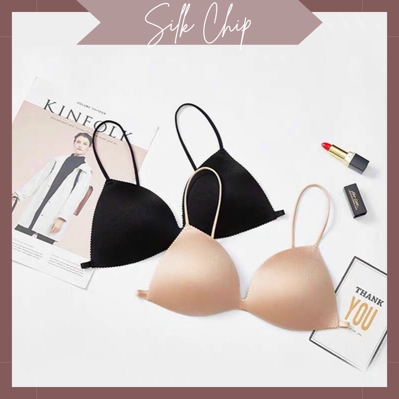 Áo bra nữ đúc su đẹp 1 dây lưng mặc áo hở lưng trễ lưng sexy SILKCHIP 886
