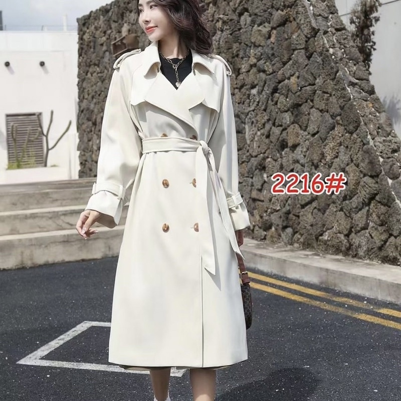 Áo Khoác Măng Tô Dáng Dài Hai Lớp K2216 Hàng Quảng Châu Cao Cấp Lemie By Lekemqc