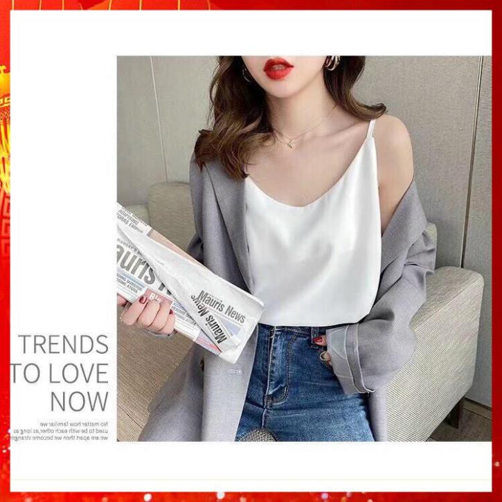 Áo 2 Dây Lụa - Áo Hai Dây Vintage Hàng Cao Cấp Loại 1 | BigBuy360 - bigbuy360.vn