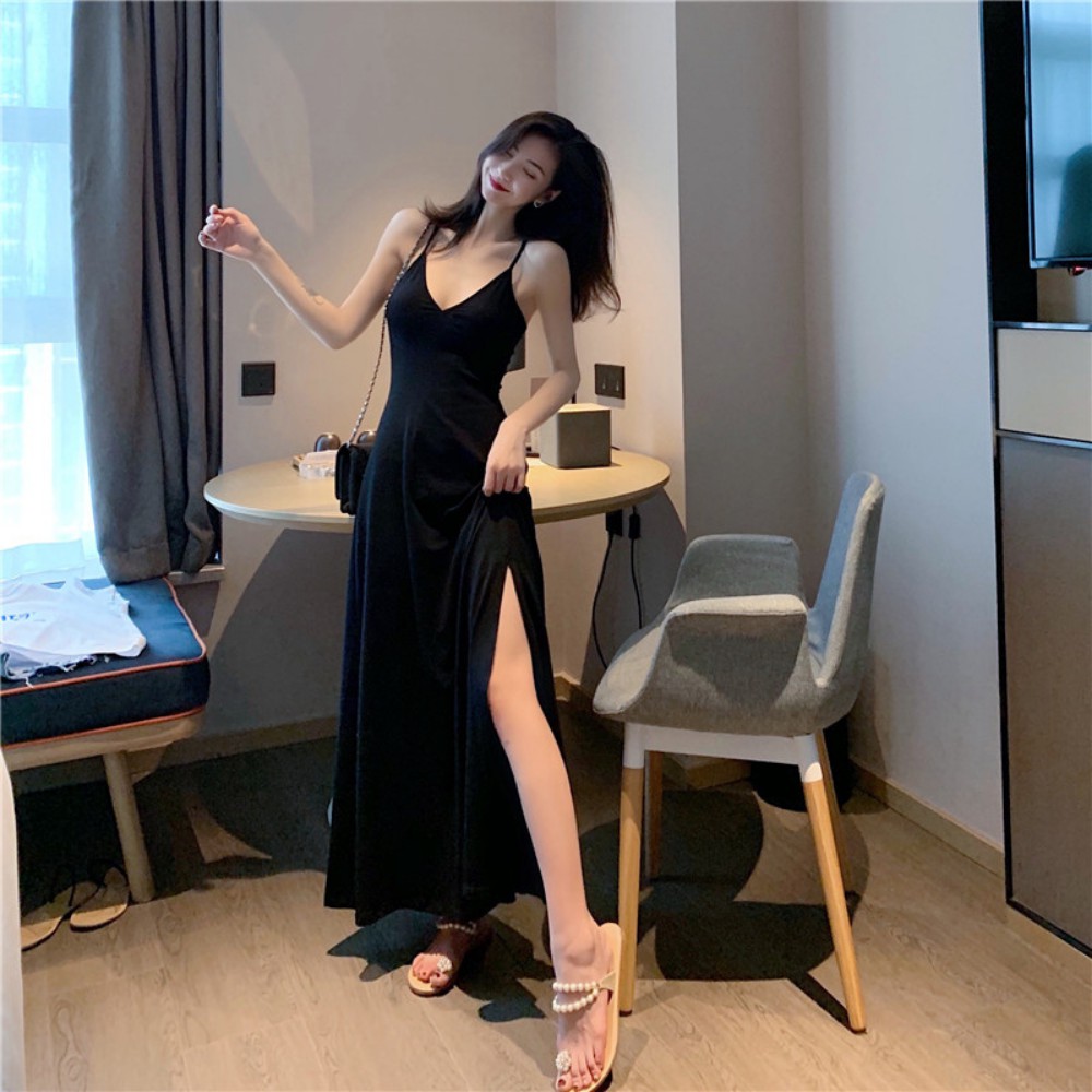 Váy nữ, váy maxi xẻ tà ,váy hai dây ,đầm maxi thun dài gợi cảm ATILA.SHOP | BigBuy360 - bigbuy360.vn