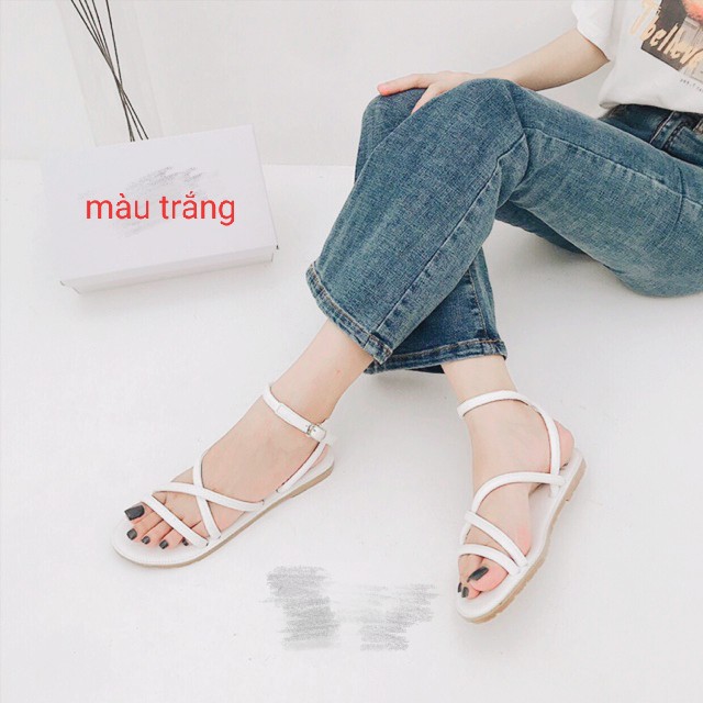 [CÓ SẴN] Giày sandal quai hậu đi học, đi biển mùa hè size 35,36,37,38,39