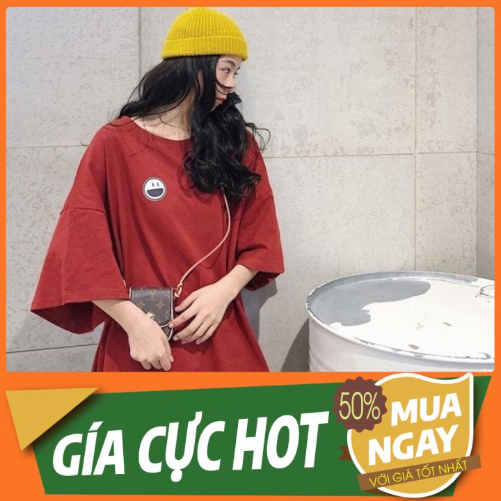 Áo thun tay lỡ nam nữ,áo phông  unisex chất mát mịn in MẶT CƯỜI,Áo thun nam from rộng ,Áo thun unisex nam nữ