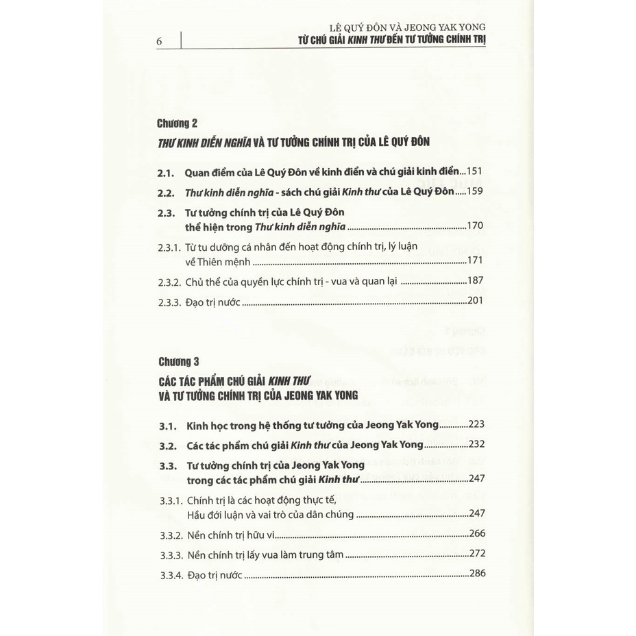 Sách - Lê Quý Đôn Và Jeong Yak Yong - Từ Chú Giải Kinh Thư Đến Tư Tưởng Chính Trị (Bìa Cứng)