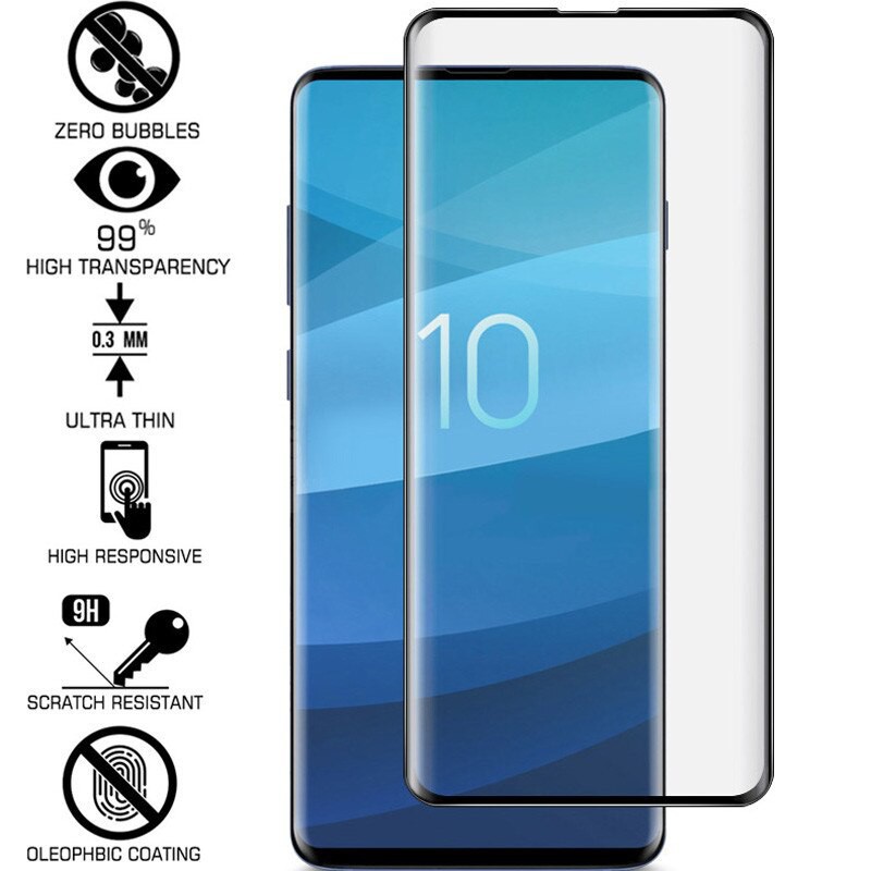 Kính cường lực toàn màn hình cho Samsung Galaxy S10 S10 Plus S10 Lite S9 S8+