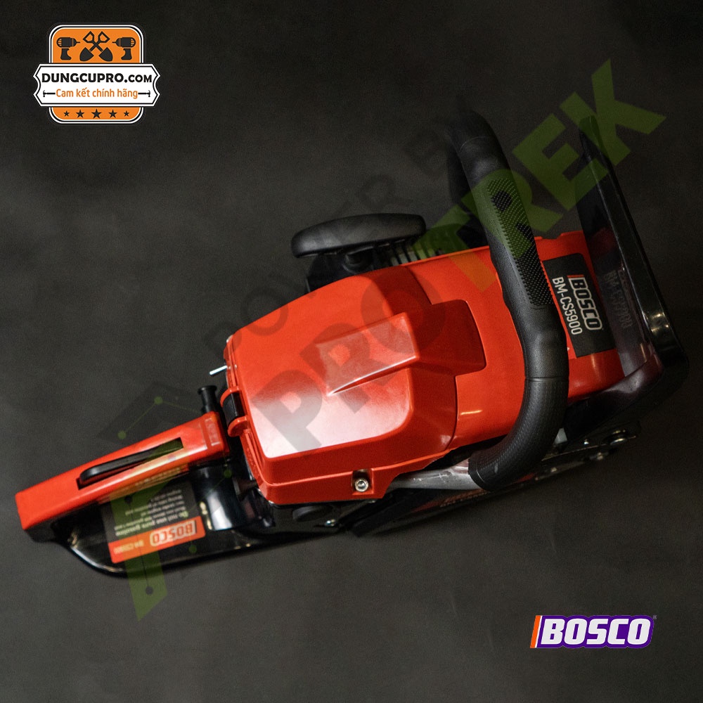 MÁY CƯA XÍCH BOSCO 5900 58CC - CHẠY XĂNG 2 THÌ DÀNH CHO GIA ĐÌNH