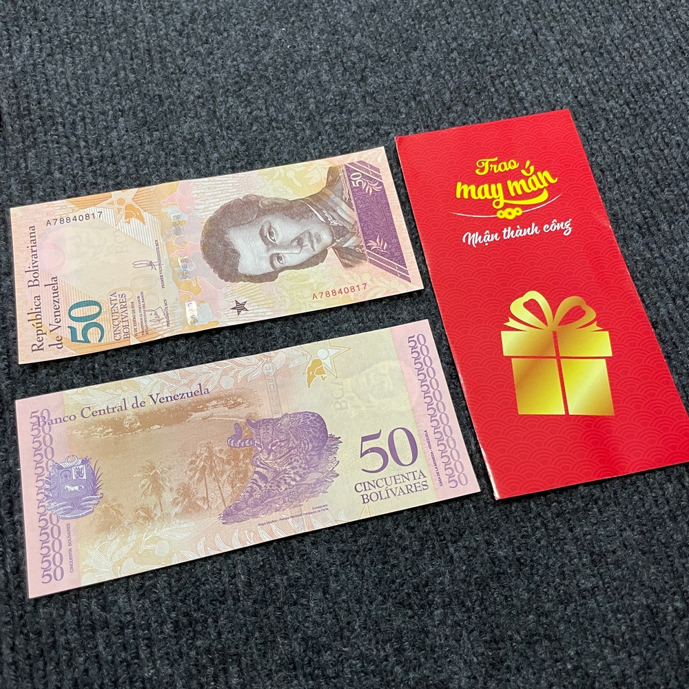 Tiền Hình Con Mèo Venezuela Lưu Niệm Lì Xì Tết 2023 - TẶNG KÈM BAO LÌ XÌ