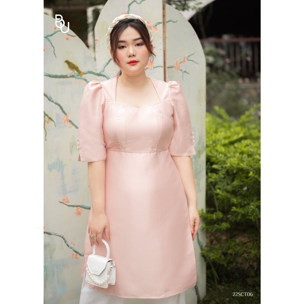 Áo dài tay lỡ vải Tafta BIGSIZE  - 22SCT06 -