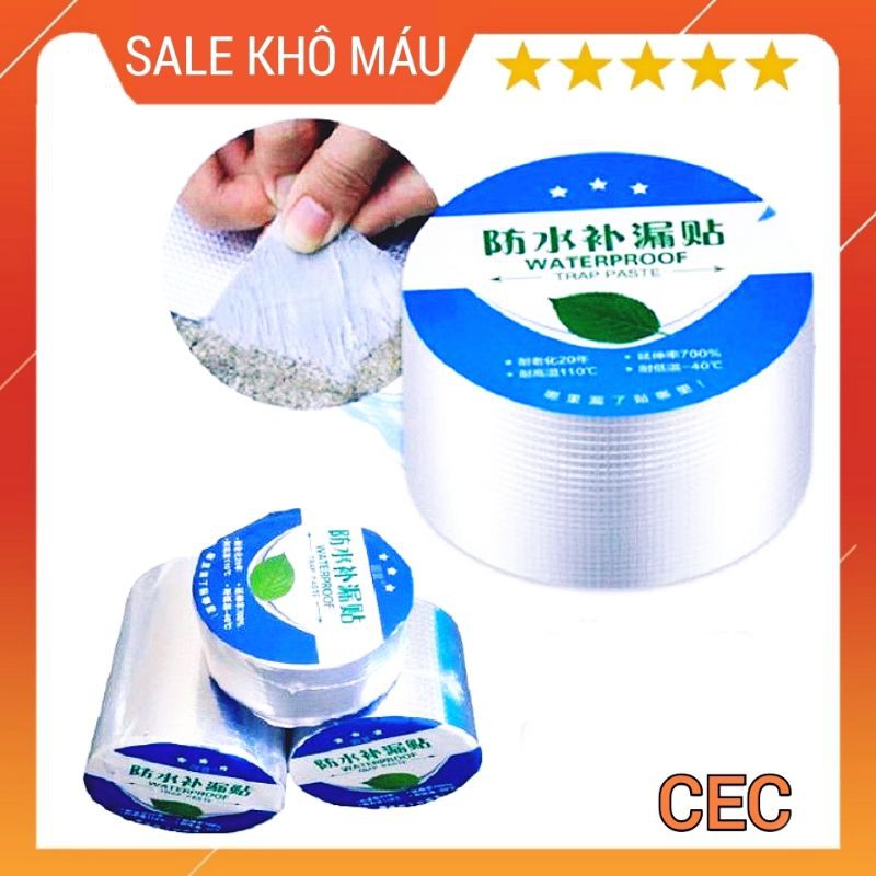 [Khổ 10cm] Băng Keo Siêu Dính Chống Dột Đa Năng , Băng Dính Chống Thấm Hà Nội