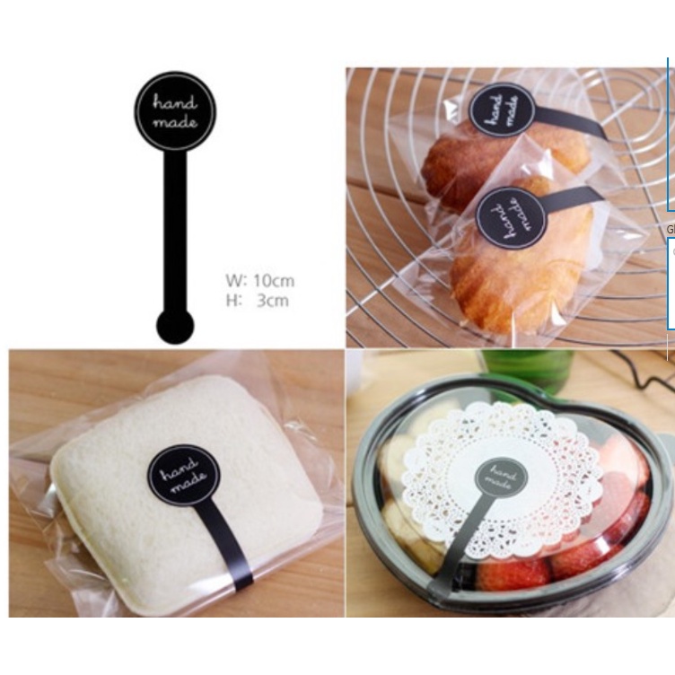 7 Tem Sticker chữ HANDMADE dán sản phẩm