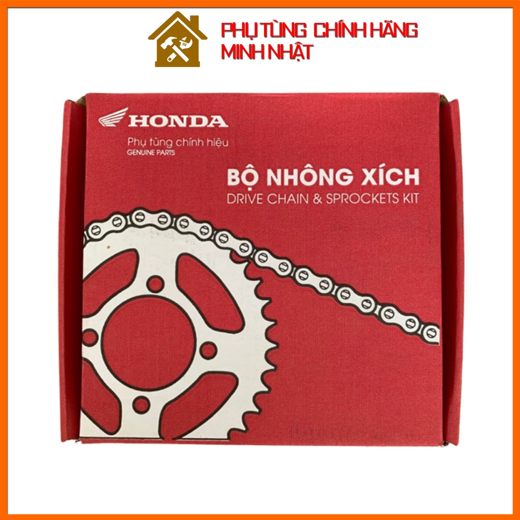 [Chính hãng] Bộ nhông xích, nhông sên đĩa xe số zin HONDA wave rs, future 1, wave alpha cũ,...