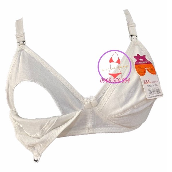 Áo ngực bà bầu và cho con bú không gọng, đệm mỏng, chất thun cotton thoáng mát , co giãn tốt