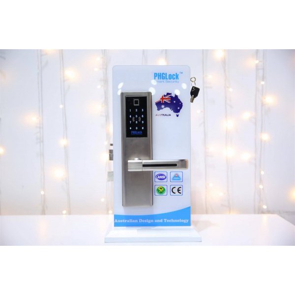 Khóa vân tay,mã số,thẻ từ cho cửa gỗ PHGLock™ - FP8161 chính hãng bảo hành 24 tháng .