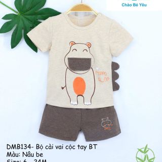 Dmb134 bộ cộc tay cài vai dokma