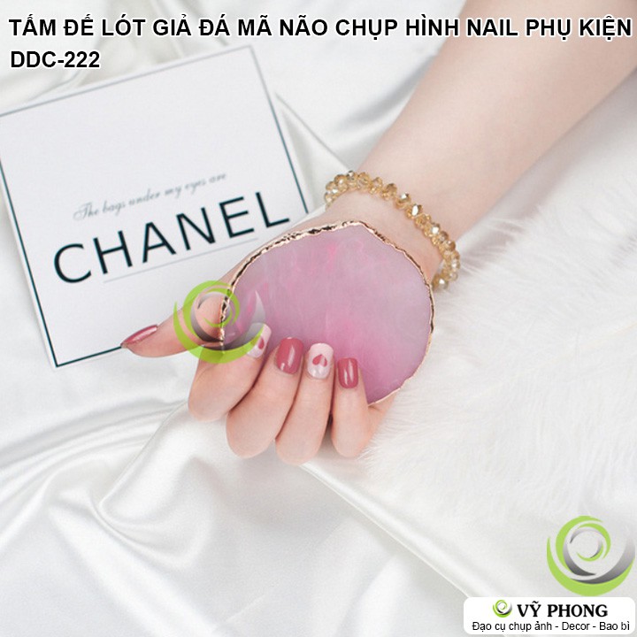 MIẾNG ĐẾ LÓT GIẢ ĐÁ MÃ NÃO MÀU PHONG CÁCH BẮC ÂU NORDIC CHỤP NAIL PHỤ KIỆN MỸ PHẨM ĐẠO CỤ CHỤP ẢNH SẢN PHẨM INS DDC-222