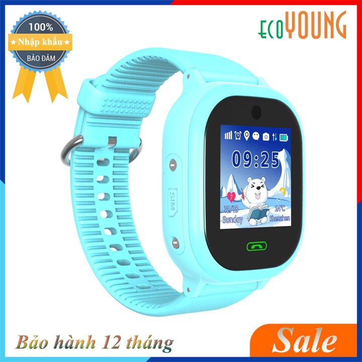 [Siêu sale] Đồng hồ định vị trẻ em ecoWatch E3C- Chống nước - Xanh