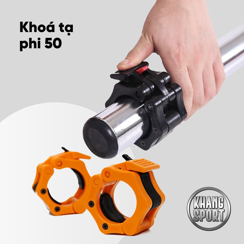 Khoá Tạ Nhựa Phi 50 | Bộ 2 Cái