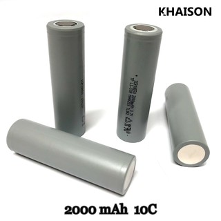 Cell pin li-ion 18650 2000 mAh 10c dòng xả cao, dung lượng chuẩn, pin xám ICR18650