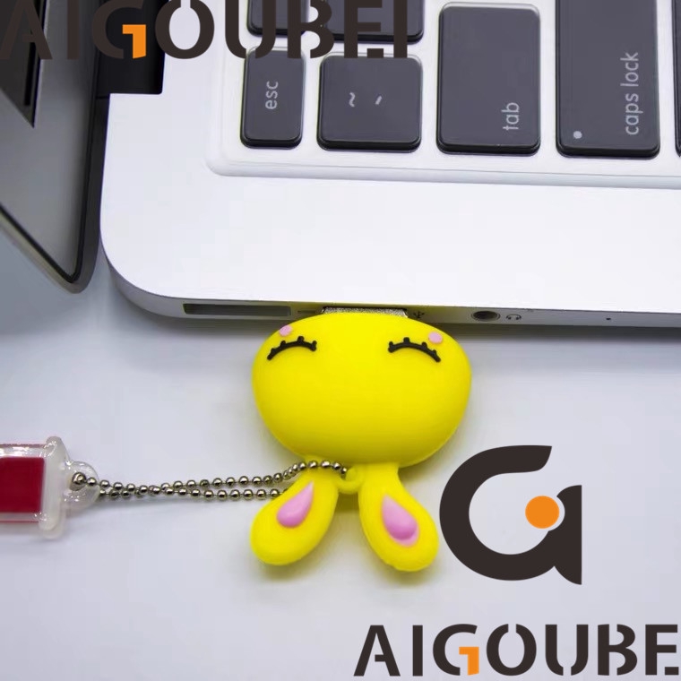 [Spot &amp; COD] Đĩa flash USB U Đĩa Phim hoạt hình Thỏ Silicone Phim hoạt hình Đĩa flash Pendrive Dễ thương 1GB 2GB 4GB 8GB 16GB 32GB 64GB 128GB