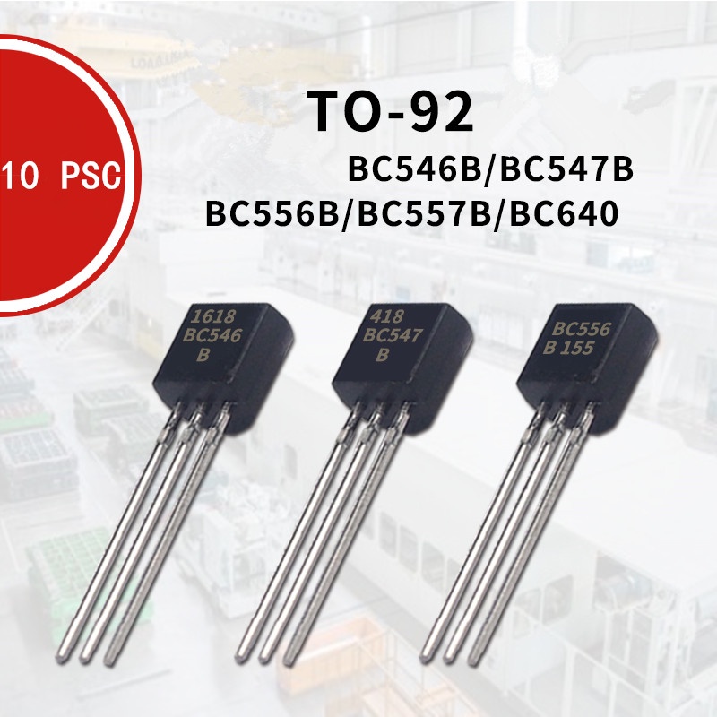 10 PSC BC546 BC547 BC556 BC557 BC640 BF422 BU102 TO-92 ống khuếch đại công suất