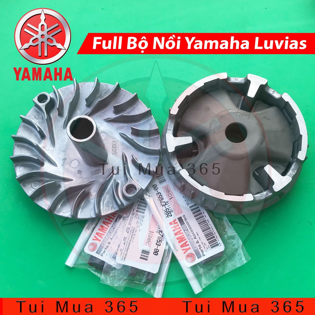 Full Bộ Nồi Trước và Nồi Sau, Dây Curoa, Bi Nồi Yamaha Luvias