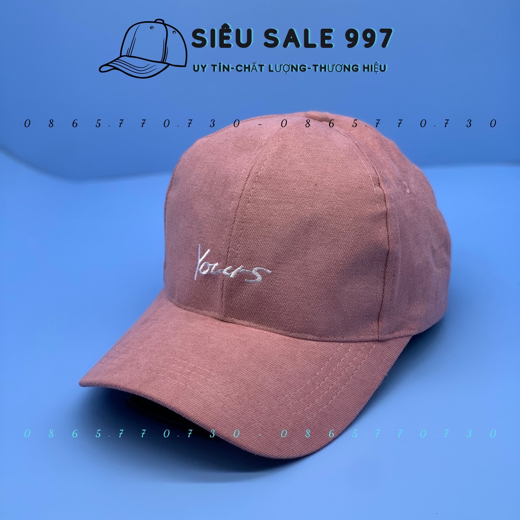 NÓN KẾT NHUNG CHỮ YOUR, MŨ LƯỠI TRAI NHUNG PHONG CÁCH HÀN QUỐC