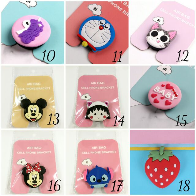 Popsocket (giá đỡ điện thoại) thú silicon | BigBuy360 - bigbuy360.vn