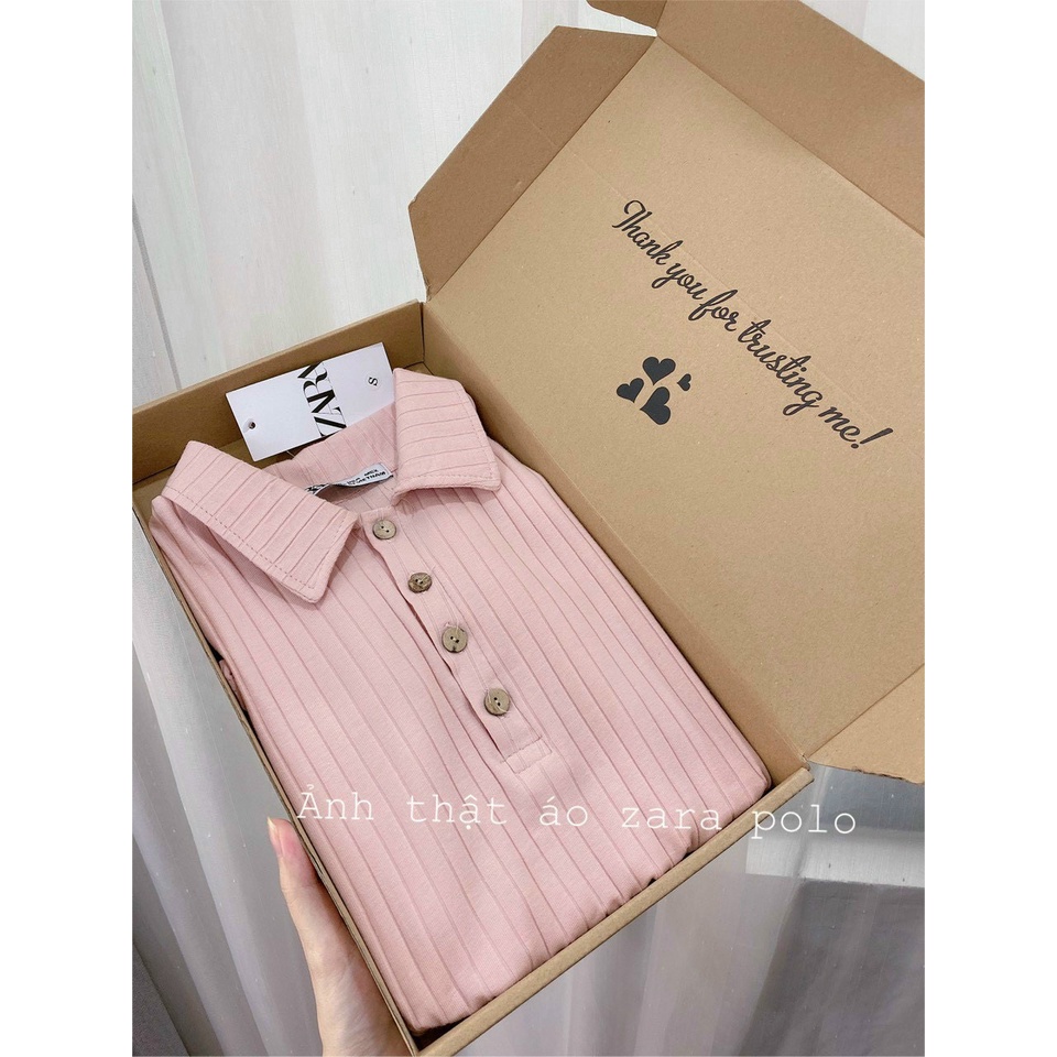 Áo Polo nữ chất len tăm cho nàng thoả sức diện đồ jeans