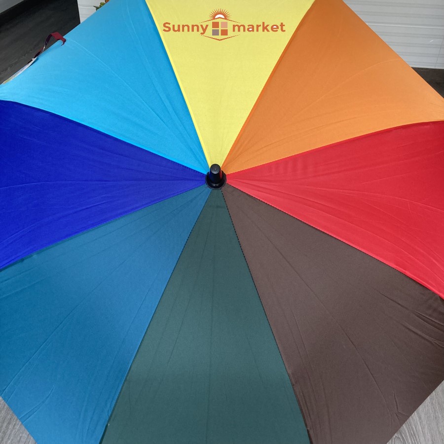 Dù loại lớn cao cấp 8 nan kểu mới gọng nhựa siêu bền đẹp đường kính 120cm, ô che mưa nắng thời trang Hàn Quốc